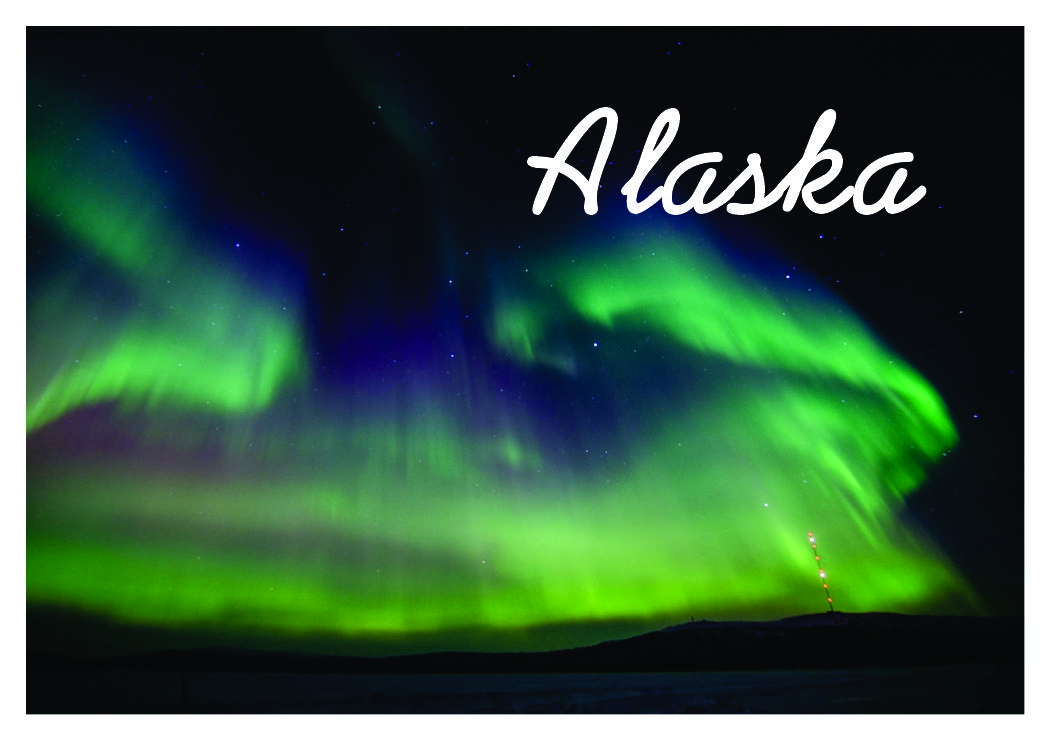 Northern Lights Aurora Borealis Fridge Magnet Magnet Free Postage